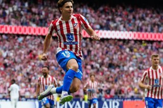 Julian Alvarez a marqué deux buts pour l'Atlético KEYSTONE/EPA/Borja Sanchez-Trillo